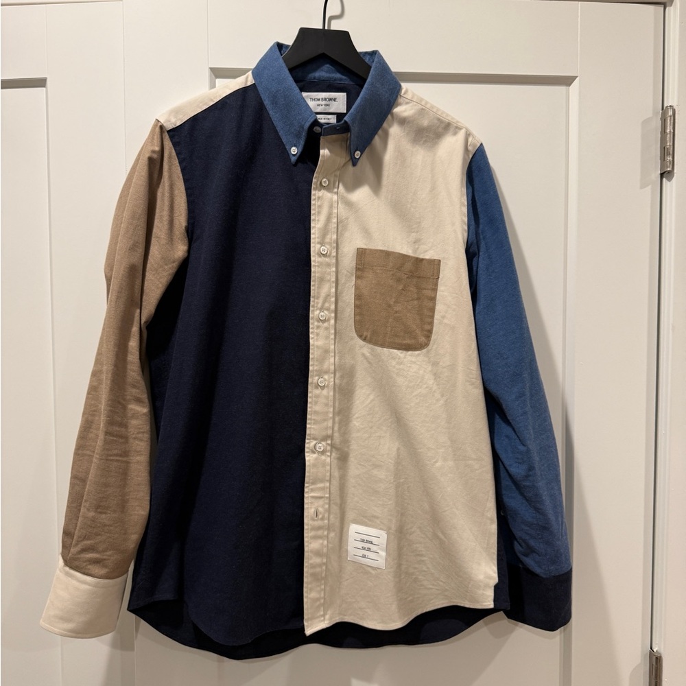 Thom Browne Multicolor Men's Button Down Shirt